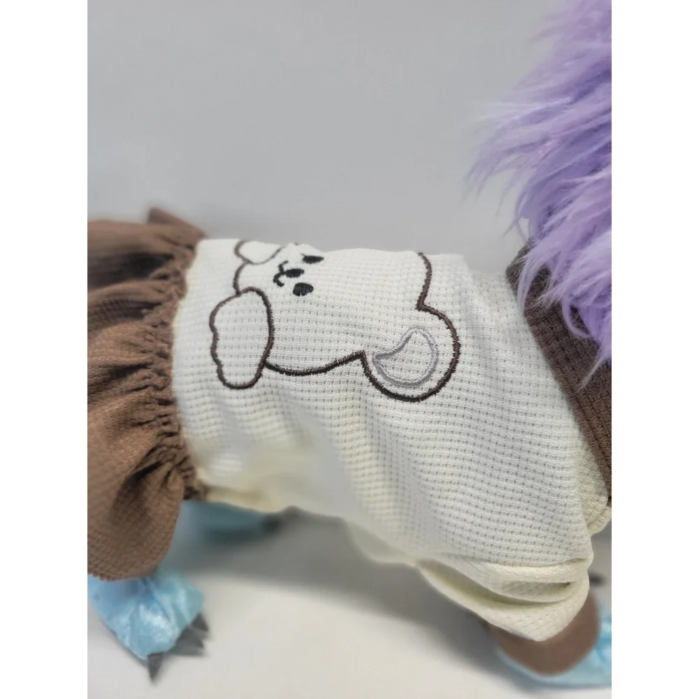Dog or cat Bear Waffle Knit‎ Dog Cat Pet Dress Apparel Shirt Clothes Small S